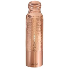 Safe Domestic Shipping Copper Water Bottle, Copper Bottle, Ayurvedic Handhammer, Pure Copper, India Health (Water Bottle (Line)