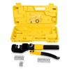 LCyindu 10T Hydraulic Crimping Tool 12-2/0AWG Hydraulic Cable Crimping Tool