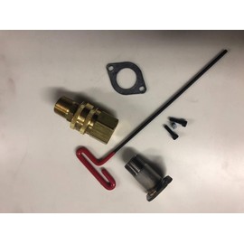 GenExhaust Compatible with Honda EU3000iS Generator 3/4" NPT (National Pipe Taper) Steel/Quick Disconnect Exhaust Extension Hardware only