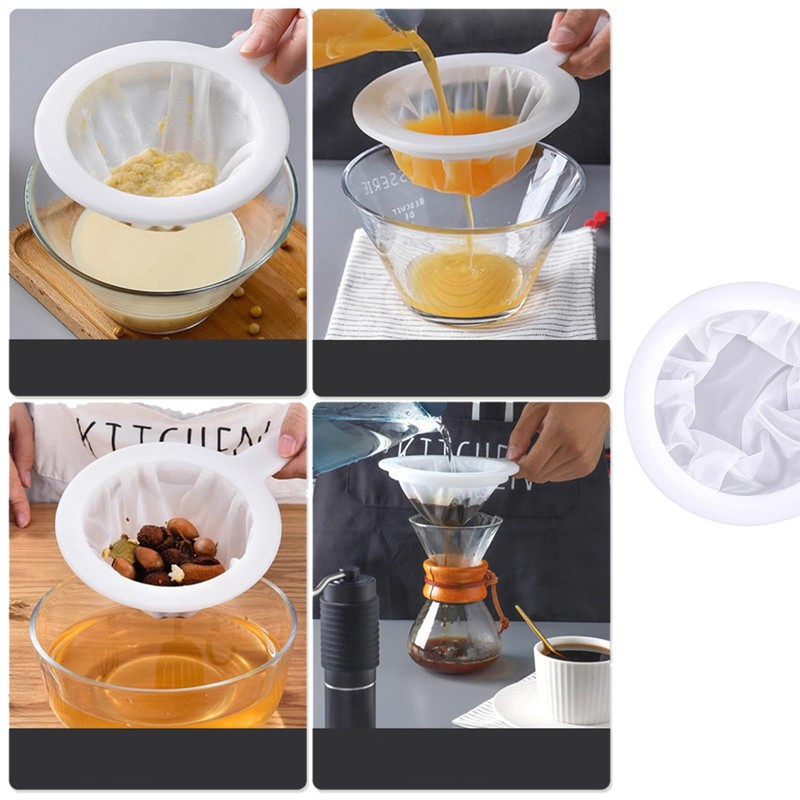 Ultra Fine Mesh Sieve and Strainer - TRACOMPAN 2-Pack 200-Micron