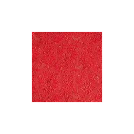 Ambiente - Cocktail Napkins - Elegance - Embossed - 25 x 25 cm - Pack of 15 (Red - 5515)