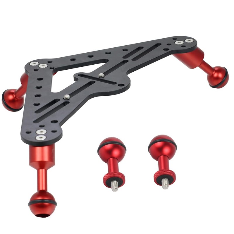 CS PRIORITY Underwater Photography Triangle Gimbal Tray Dual Handle Stabilizer