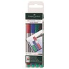 Faber-Castell Non-Permanent Medium Tip Multimark (Wallet of 4)
