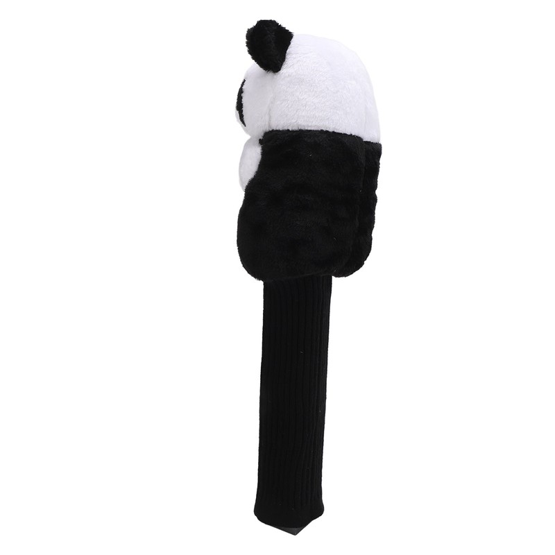 Golf Club Head Cover Plush Easy Cleaning Cute Panda Golf