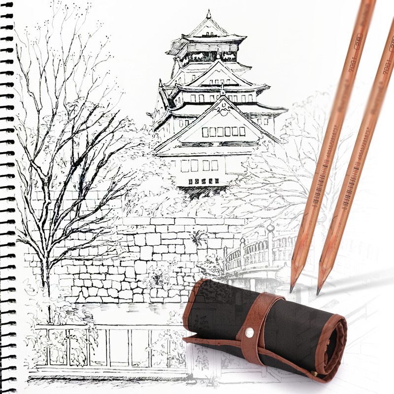 Drawing Beginner Sketch Set Charcoal Pencil Eraser Art Craft Painting