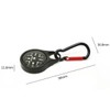 Eidyer Compass with Keychain, Carabiner Compass, Pocket Compass, Orientation Compass,
