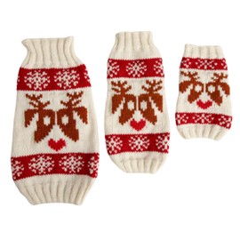 Oh Norman! Cozy Dog Sweater by Kaley Cuoco, Premium Quality and Comfort, Winter Fall Warm Dog Clothes, Christmas Sweater, Size Large