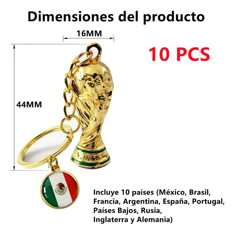 10 Trofeo Metalizado Mundial De Fútbol De La Copa Mundial