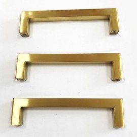 BOZONLI 2pcs Gold Stainless Steel Cabinet Handles, 288mm Hole Centers