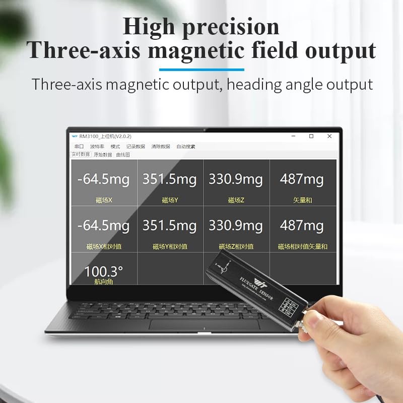 WitMotion HWT3100 Three Axis Electronic Compass Geomagnetic Sensor Magnetometer Cap