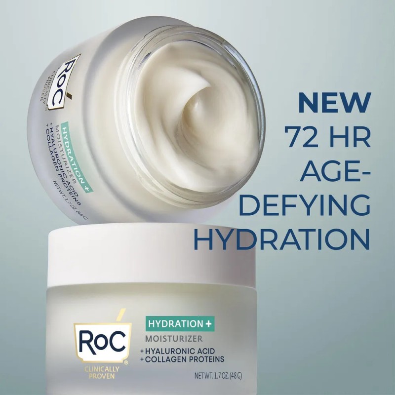 Crema Facial Hidratante Roc Hydration+ Con Ácido I
