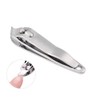 2 PCS Metal Slanted Edge Nail Cutting Clippers Pedicure Manicure