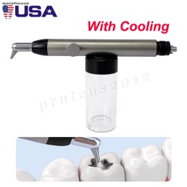 SANDENT Dental Aluminum Air Abrasion Microetcher Sandblaster Gun Polisher w/ Water 4Hole
