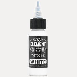 Element Tattoo Supply Black & White Tattoo Ink 1oz Element Tattoo Supply Lining Shading USA Vegan
