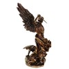 Archangel Michael Bronze Figurine Fights Evil