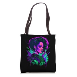 Vibrant Urban Pop Culture Icon Art Style Tote Bag