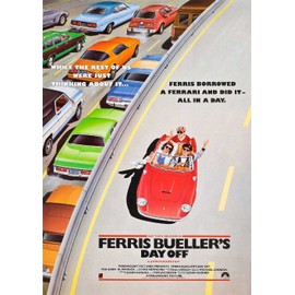 Ferris Buellers Day Off Poster/Print/Picture Satin Photo Paper - A4-210mm x 297mm