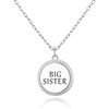 Philip Jones Silver Plated Filigree Disc Big Sister Necklace