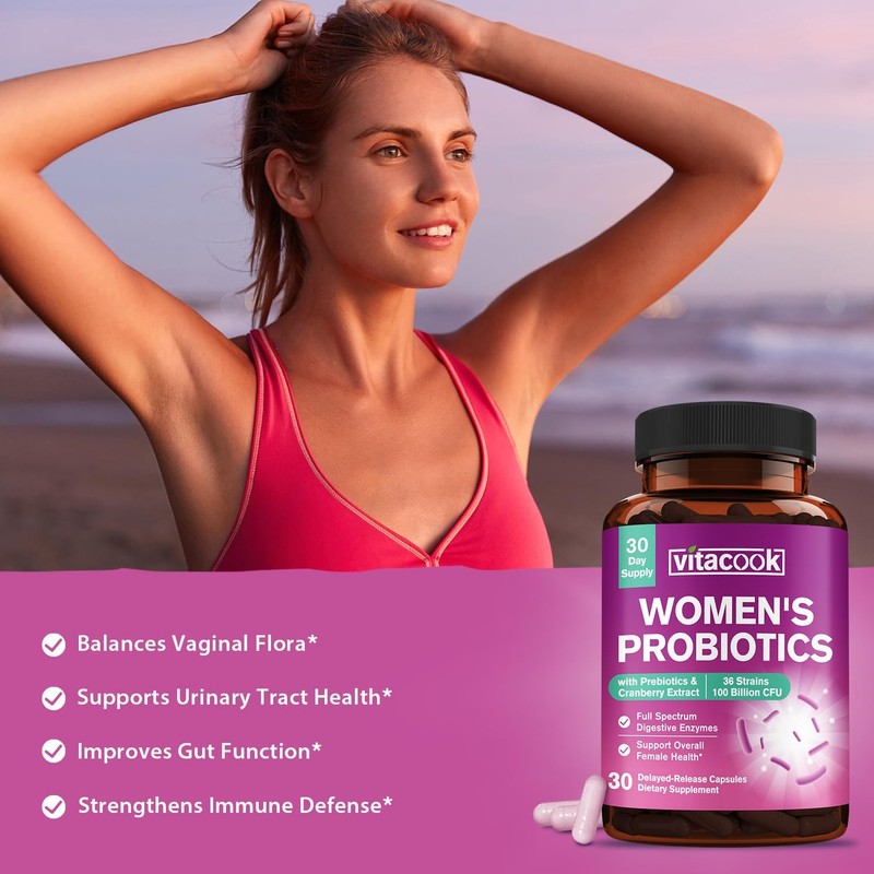 Vitacook Probiotics for Women 100 Billion CFU 36 Strains, Women's