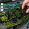 LovesTown 25 in 1 Green Military Big Truck Toys, Army
