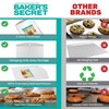 Baker's Secret Commercial Grade Natural Pure Aluminum 2pcs Cookie Sheet