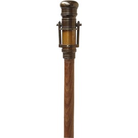 Vintage Brass Hollywood Walking Stick Collectors Telescope Wooden Walk Cane Marine Prop - Navirock