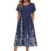 HOTOUCH Women's Casual Dress Aline Midi Flowy Floral Summer Loose