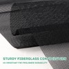 Pet Proof Window Screen Replacement 48"x100" Adjustable Thicken Charcoal Fiberglass