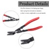 Ruibapa 2 Pcs Red Clip Removal Tool, Pliers Fastener, Set