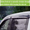 Side Car Window Visor Rain Guard Vent Deflectors Compatible with