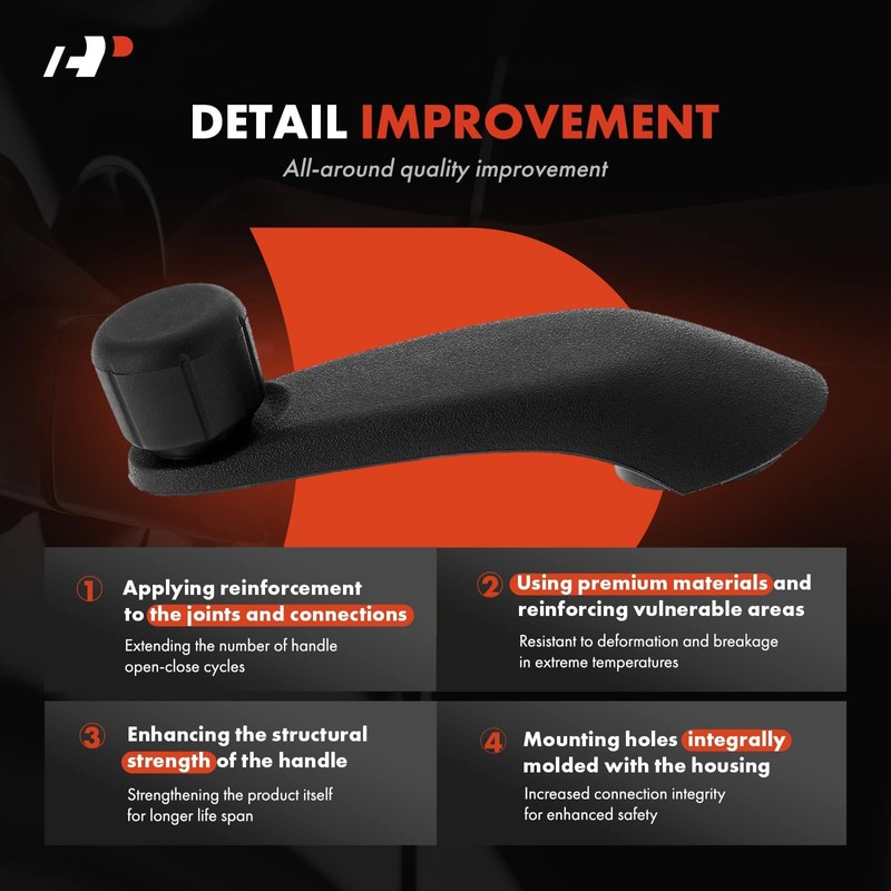 A-Premium 2Pcs Window Crank Handles Driver Passenger Compatible with Chevy,
