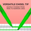 Sharpie Pocket Highlighters, Chisel Tip, Quick Dry, Assorted Fluorescent Colors,
