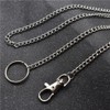 Fc'Noqgn Wallet Chain, Stainless Steel Long Chain, Punk Keyring with
