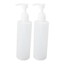 2 x Massage Oil Warmer Replacement Bottle 250ml Refillable Containers Empty Shampoo Pump Bottles Dispenser for Lotion Heating