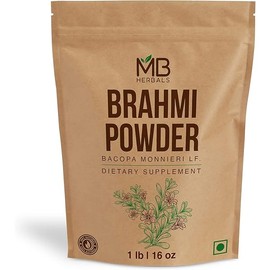 MB Herbals Pure Brahmi Powder 454g | 1 LB | Bacopa Powder | For Hair Care
