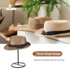 sourcing map Metal Hat Display Stand 2 Pack Tabletop Hat