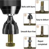 2Pc Thread Deburring Tool Tungsten Carbide Blade 3-25mm Metal Pipes
