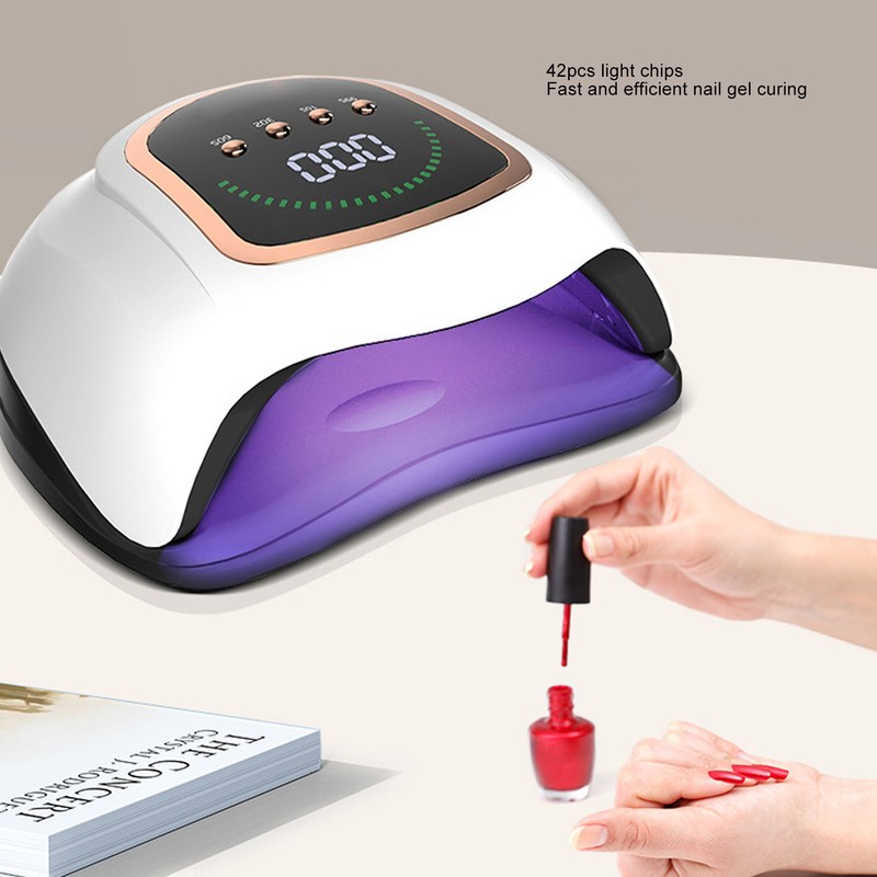 Nail Gel Dryer 42pcs Light Chips Strong Power Quickly Drying