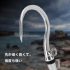 SANLIKE ギャフ 大魚釣り ステンレスギャフ フック先端 クエ ヒラマサ 青物 石鯛 磯釣り