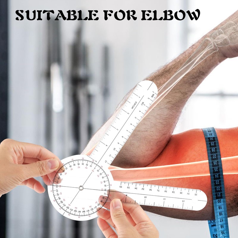 Prasacco Goniometer Set, 3 Pcs of 6/8/12 Inch Physical Therapy