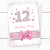 Olivia Samuel 20 x 12th Birthday Party Invitations from Pink