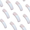 Curved Nail Tips Press on Nails with White French Tip