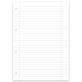 Ursus Green 608575010 LIN27 A4 Notepad 80 Sheets 70 g/m² 9 mm Ruled with Margin Line