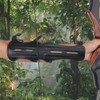 TOPARCHERY 12" Cow Leather Arm Guard Protector with 4 Adjustable