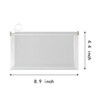 Croshuki 4pcs 4x8 inch Clear Plastic Money Bag Cash Envelope