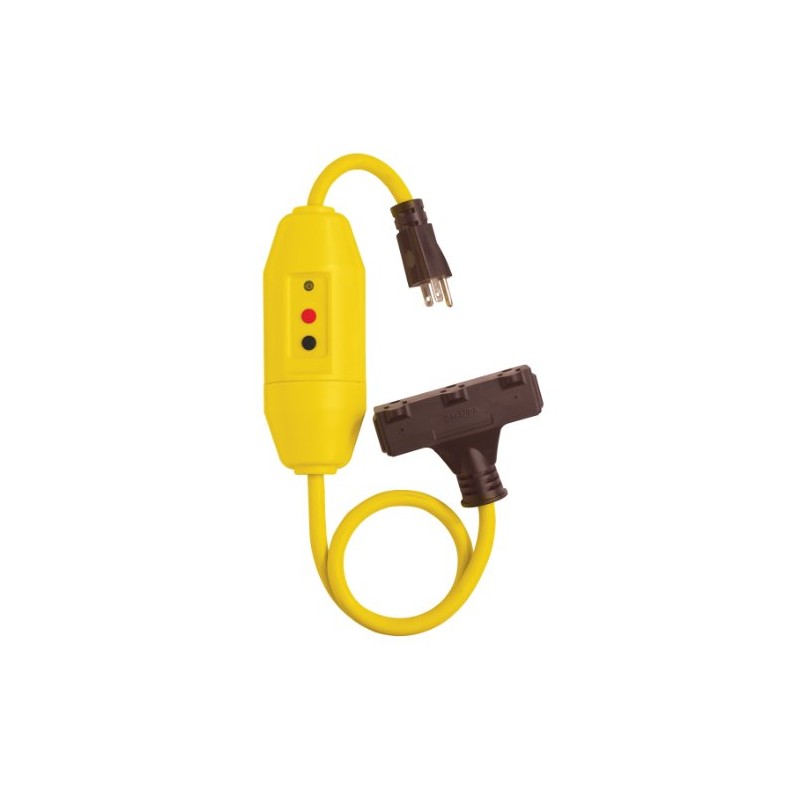 Tower Manufacturing 30338024 2' Length, 15 amp In-Line GFCI And