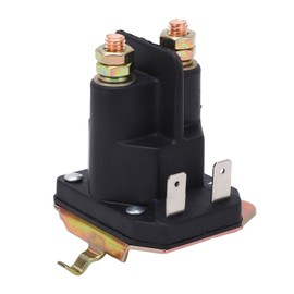 12V Starter Solenoid with 2 Terminal 532138406 Compact Structure Replacement For Husqvarna