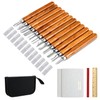 AUGSUN Wood Carving Knife Set - 20 PCS Hand Carving