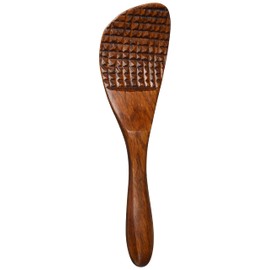 Nagao B-23 Lacquer Kitchen Tool, Mesh Shaped Rice Spoon, Wooden