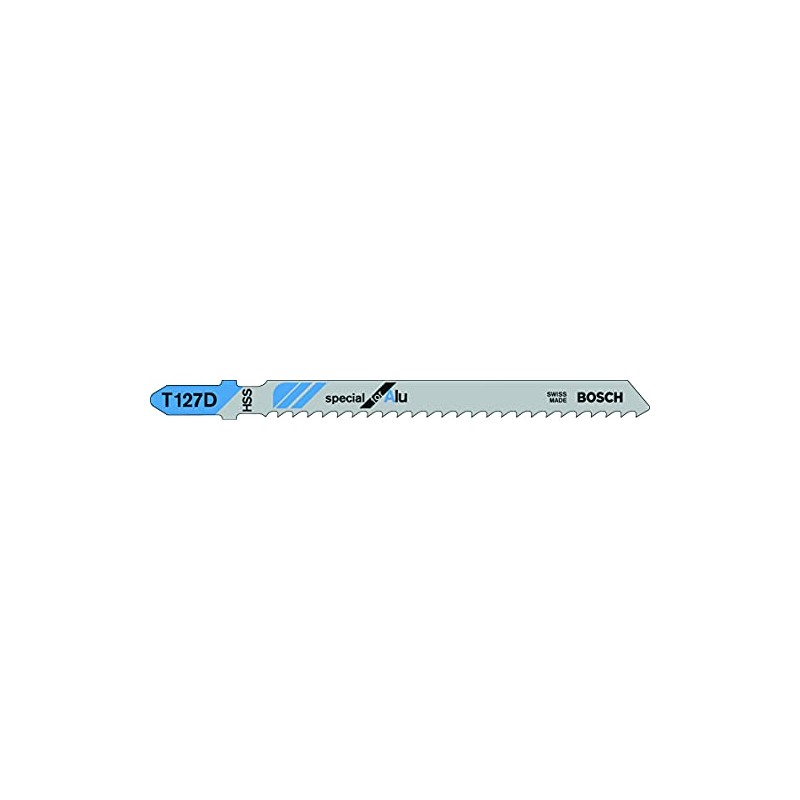 Bosch T-127D/3 Jigsaw Blade Set of 3 for Aluminum and